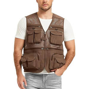 Gilet utilitaire de nouveau style en gros d'usine avec logo personnalisé, dernier modèle, meilleur gilet utilitaire - Product Image 2