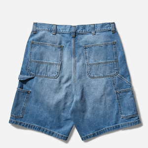 Shorts de skate en toile épaisse polyester/coton à taille haute et fermeture boutonnée, séchage rapide, écologiques, collection 2026 - Product Image 2