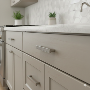 Tirador de Cajón Rectangular Moderno de Aleación de Zinc para Cómoda, Tirador de Barra Minimalista, Duradero y Ecológico para Cocina y Comedor - Product Image 5