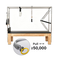 Lit de Pilates Cadillac en bois durable avec accessoires complets, machine de Pilates, équipement d'exercice de yoga pour la maison