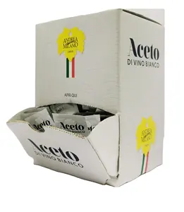 Witte Wijn Azijn 5 Ml 100% Italiaanse Wijn Azijn 0.05Kg