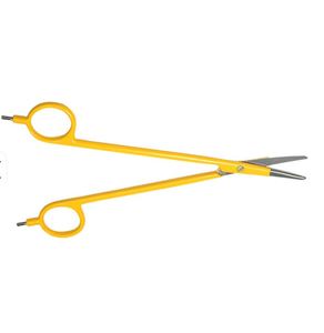 Tijeras Bipolares para Sellado de Vasos, 22 cm, Tipo Maryland, Reutilizables, de Acero Inoxidable, Instrumento Quirúrgico Eléctrico, CE ISO - Product Image 1
