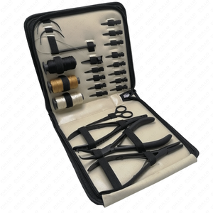 ชุดคีมต่อผมสีที่กําหนดเองชุดสเตนเลสคุณภาพสูงชุดเครื่องมือต่อผมสําหรับคลิปตัดผม - Product Image 4