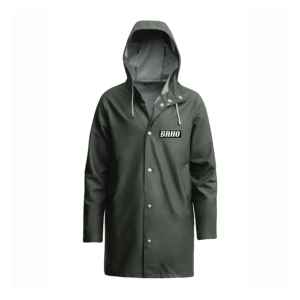 Veste de pluie GAA durable avec ourlet élastique à capuche et col haut et tissu à séchage rapide pour le jeu en plein air OEM quantité minimale de commande Pakistan - Product Image 5