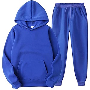 Survêtements d'hiver de Trackie de loisirs unisexe sweats à capuche en coton personnalisés respirant technique de teinture unie sport pour hommes femmes vente en gros - Product Image 4