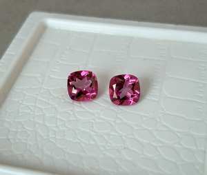 Topacio rosa no calentado corte de 4mm a 6mm facetado suelto Topacio Rosa recubierto de piedras preciosas naturales a precios de mayorista - Product Image 1