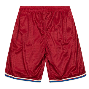 Pantalones cortos de baloncesto de sublimación de malla suave, cómodos, personalizados, decentes, OEM, pantalones cortos de natación estampados para hombre, para correr - Product Image 3