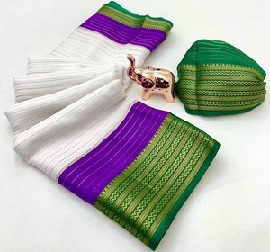 Boutique DE LA India, la mayoría de las exportaciones, venta elegante, Sari estampado, última calidad premium exclusiva, Ropa Étnica tradicional, ropa de novia - Product Image 4