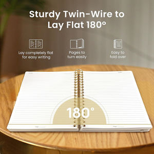 Carnet à spirales, adapté pour prendre des notes, choix de carnets, utilisation au bureau, à la <span class=keywords><strong>maison</strong></span>, à l'école, <span class=keywords><strong>édition</strong></span> reliée, carnets à spirales - Product Image 4