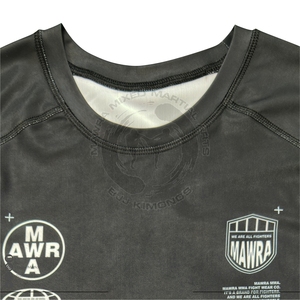 Rashguard MMA personnalisé avec panneaux en maille ventilée, T-shirt de compression BJJ respirant à séchage rapide, Sublimation, Tenue de combat, Entraînement, Gym - Product Image 4