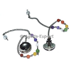 Péndulo de gota de Metal negro, piedra curativa Natural, Péndulo de latón y Metal negro, precio más bajo - Product Image 6