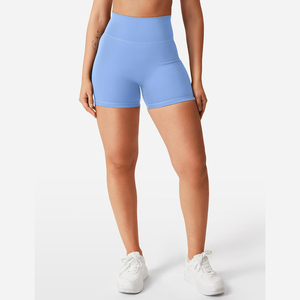 กางเกงขาสั้นนักขี่จักรยานสำหรับผู้หญิงสร้างมาเพื่อการออกกำลังกายแบบหมอบโครงสร้างป้องกันการกระแทกผ่านการใช้กางเกงขาสั้นสำหรับนักขี่จักรยานผู้หญิง - Product Image 6