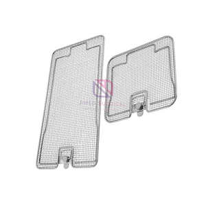 Tapa de cesta de malla de alambre de acero inoxidable de alta calidad para instrumentos quirúrgicos manuales Cumplimiento DE SEGURIDAD ISO Base esencial Quirúrgica - Product Image 6
