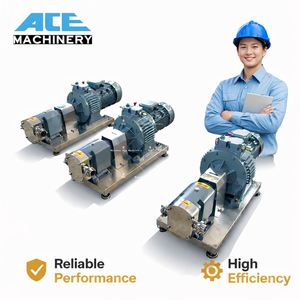 Rotor Pump for High Viscosity Liquids Sanitary 304 316 Rotary Lobe Pump for Paste With 2 Inch Clamp - Product Image 6