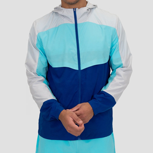 Precio barato al por mayor de encargo impermeable chaqueta con capucha para la chaqueta cortavientos de los hombres Unisex Slim Fit 2025 - Product Image 1