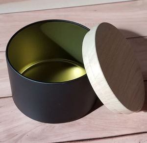 Pot à bougie minimaliste mat nordique 10 oz vide en pierre avec couvercle assorti pour la fabrication de bougies DIY, pot à bougie en gros - Product Image 6