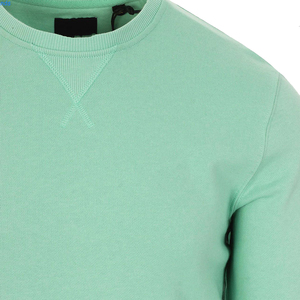 สเวตเชิ้ตสำหรับผู้ชายผ้าคอตตอนแขนยาวคอกลมระบายอากาศได้ดีวัสดุผ้าฝ้าย100% ขนาดใหญ่สำหรับฤดูหนาว - Product Image 3