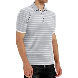 Polos décontracté Slim Fit basique conçu coton américain revers décontracté Simple semi-fermeture éclair à la mode marque haut à manches courtes - Product Image 2