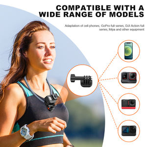 Accessoires de caméra de sport COMAN support de cou en forme de U léger sans mains SE pour caméra d'action Go Pro/DJI/téléphone portable - Product Image 3