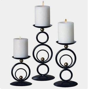 Linternas de velas con marco de Metal negro moderno, soportes decorativos de cilindro de vidrio para el hogar, Patio, jardín, bodas y eventos navideños - Product Image 2
