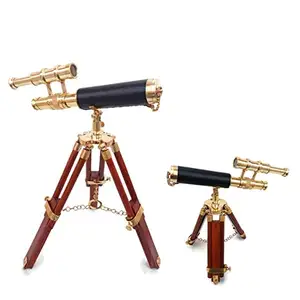 Миниатюрный латунный телескоп с никелевым покрытием для научных целей, Лидер продаж, Высококачественная Роскошная латунь премиум-класса