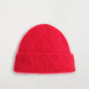 Venta al por mayor de gorros de mohair de punto ligeros de calidad superior para los hombres grueso bordado personalizado logotipo Jacquard de punto hombre Beanie - Product Image 4