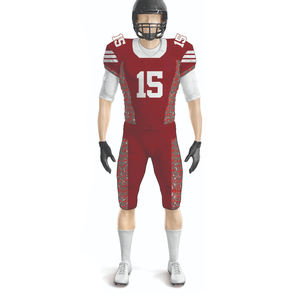 Haute Qualité Logo Personnalisé Football Américain Uniforme Ensembles Nouveau Design Manches Courtes Plus La Taille 100% Polyester Prix Raisonnable - Product Image 6