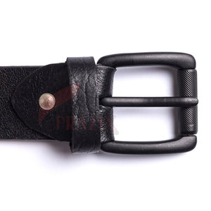 Venta al por mayor nueva moda hombres cinturón por encargo de alta calidad de cuero de vaca ocultar cinturones de Pakistán 2025 - Product Image 4