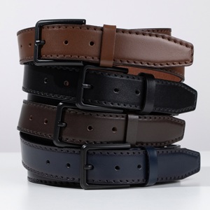 Cinturón Formal Premium para Hombre Akyol, Certificado BSCI, Transpirable, Ecológico, Hebilla de Aleación de Alta Calidad, Larga Duración - Product Image 1