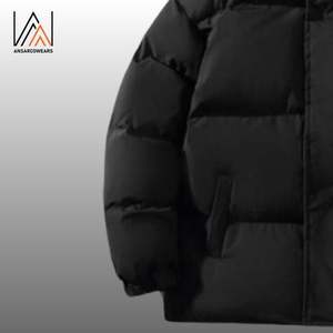 Chaqueta de Invierno Acolchada para Hombre con Capucha y Logotipo Personalizado, Bordado, Estilo Burbuja, Gruesa, Cálida, OEM, ODM, Marca Privada - Product Image 6