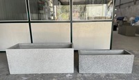 Pot Bunga Semen Persegi untuk Taman Luar Ruangan Grosir 2025 Pot Tanam Dalam Ruangan Besar Custom Harga Murah LDKPrecast Ramah Lingkungan