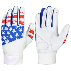 Guantes de Bateo de Béisbol Personalizados de Primera Calidad del Fabricante, Logotipo Propio, Diseño de Sublimación de Cuero Liso, Guantes de Softbol, Guantes de Béisbol - Product Image 3