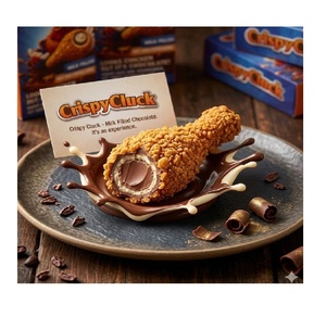 Snack de pollo con chocolate crujiente, edición especial, delicioso Tabby Crunch Chocolate Chicken Style, pieza de 50g con textura crujiente - Product Image 1