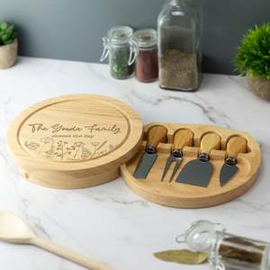 Juego de Tablas de Cortar de Madera Ecológicas y Duraderas, Tabla para Quesos |   Accesorios de Cocina de Madera Maciza de Forma Rectangular, Fáciles de Limpiar y Económicos - Product Image 1