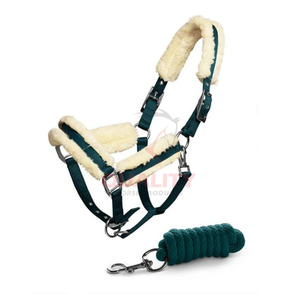Brida de caballo de cuero estilo inglés con Halter ideal para uso en exteriores artesanal con precisión usando materiales de primera calidad - Product Image 4