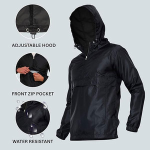 Chaqueta cortavientos impermeable Softshell de alta calidad para hombres al aire libre personalizada senderismo pesca para hombres - Product Image 5