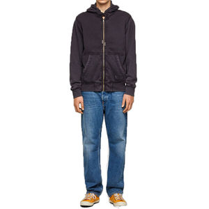 Streetwear de marque OEM, sweat à capuche d'automne pour hommes, polaire surdimensionnée, écologique et personnalisable, délavé à l'acide - Product Image 4