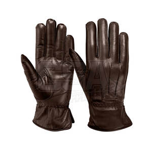 Nouveau design de gant d'habillage en cuir chaud d'hiver en cuir véritable gants d'habillage du Pakistan - Product Image 1