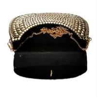 Embrayage en laiton métallique à la mode avec des embellissements en cristal de haute qualité pour les soirées au prix de gros par HF CRAFTS