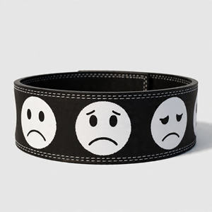 OEM Cartoon Printed 13MM Heavy Duty Powerlifting Lever <b>Belt</b> with <b>Back</b> <b>Support</b> <b>for</b> Training and Workout-Genuine Leather - Product Image 3