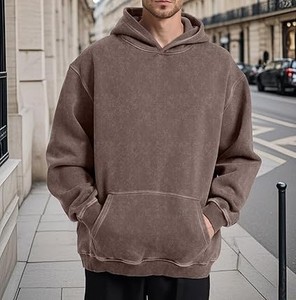 Sudadera con Capucha Vintage para Hombre, con Forro Polar Suave, Corte Regular, Diseño Moderno de Ropa Urbana, Impresión Digital Otoñal para Uso Diario - Product Image 4