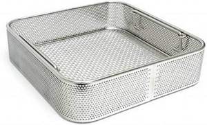Bandeja de alambre de malla para instrumentos quirúrgicos Hollowware, bandeja de malla para esterilización Dental, caja de malla certificada CE, bandeja de acero inoxidable - Product Image 5