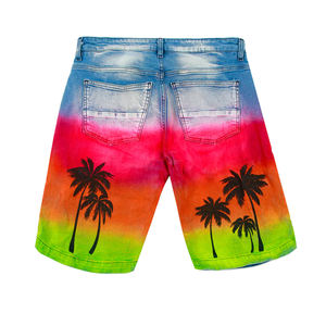 Concevez votre propre logo Meilleures ventes Shorts en jean pour hommes Séchage rapide Respirant Personnaliser Shorts en denim vieillis élégants - Product Image 4