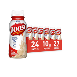 เครื่องดื่มโภชนาการพร้อมดื่มบูสท์ ออริจินัล รสเวอร์รี่วานิลลา ขนาด 8 ออนซ์ บรรจุขวด แพ็ค 24 ขวด - Product Image 1