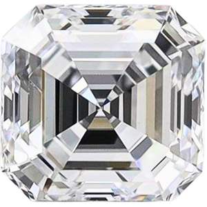 Diamant de laboratoire Asscher 4 carats E VS1 certifié IGI, taille Asscher, en vrac - Product Image 2