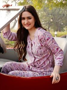 Diseñador de alta calidad Rayon Co-ord Set Beautiful Easy Breezy Cómodo para fiestas Ropa india y pakistaní Precio al por mayor - Product Image 3