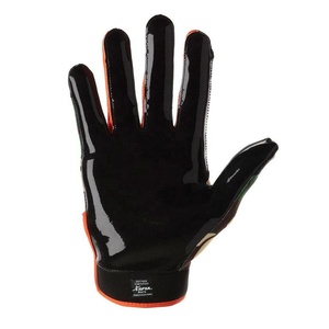Gants de football américain de style nouveau gants récepteurs rembourrés en cuir avec poignées respirantes antidérapantes Super collantes - Product Image 3