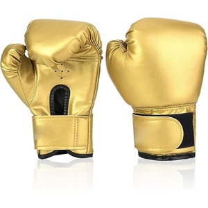 Guantes de boxeo de alta calidad de primera calidad, guantes de boxeo de cuero PU para entrenamiento transpirable, correa de muñeca ajustable, guantes de boxeo Muay Thai - Product Image 1