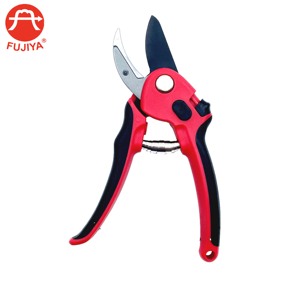 Sécateurs de jardin à cliquet en acier inoxydable de qualité industrielle avec logo laser, poignée antidérapante pour la coupe des branches fruitières - Product Image 3