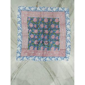 Serviette en coton 100% indien, style bohème, imprimée à la main, tissu pour serviettes, serviettes et accessoires - Product Image 4